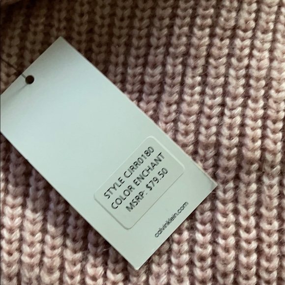 Calvin Klein Jeans Pink Funnel Neck Collar Sweater - Picture 7 of 9